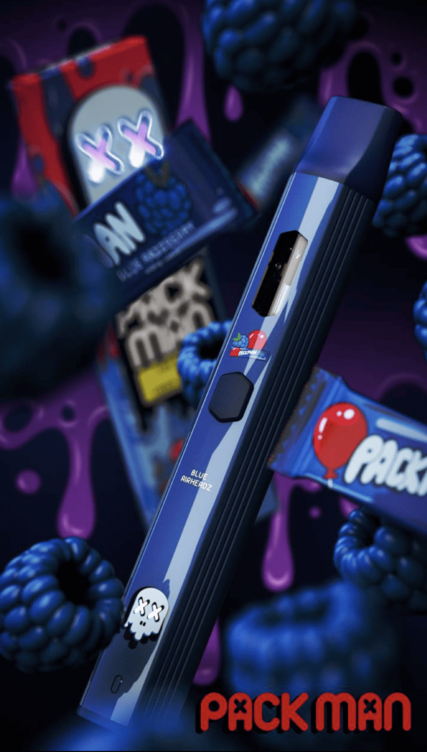 packman blue airheads